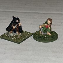 Ral Partha Metal Miniature D&amp;D Hobbit Dwarf Lord Of The Rings Frodo Sam - $24.45