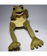 Folkmanis Smiling Frog Hand Puppet Plush Moving Mouth Legs - £18.34 GBP