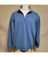 Orvis Men’s Size Extra Large XL Long Sleeve 1/4 Zip Pullover Sweater Blu... - £17.42 GBP