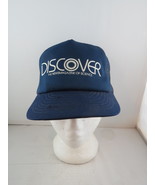 Vintage Screened Trucker Hat - Discover Science Magazine - Adult Snapback - $730.44 MXN