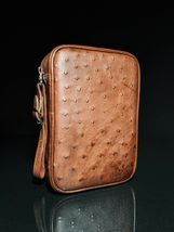 Brizard and Co Ostrich Antique Saddle Traveler NIB image 2