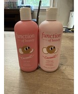 NEW BUNDLE Function of Beauty CURLY Hair COCONUT Shampoo &amp; Conditioner 1... - $23.75