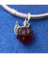 925 Sterling silver Stranger Things Hellfire Club Dice Dangle Charm 7935... - $25.93 CAD