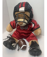 Build A Bear asthma Friendly 16 Inches With Red Football Uniform plush s... - £11.07 GBP