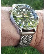 20mm Braided Stainless Mesh Band For Omega Seamaster No Time To Die 007 ... - $2,189.42 MXN