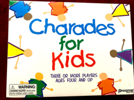 Charades For Kids Game For 3 or More Players, Ages 4+, NEW - $14.73