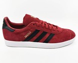 Adidas Gazelle Manchester United Red Black Mens Athletic Sneakers - $74.95
