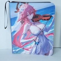 Fu Xuan Raiden Shogun Violin Card Binder 3-Ring Anime &amp; Waifu Large Folder - $59.39