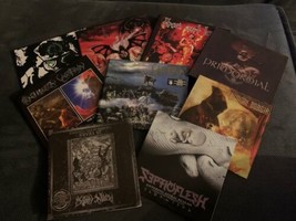 9 Promo CDs from Necromantia Varathron Septic Flesh Primordial Thou Art Lord - $69.29