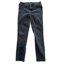 Womens Mid-Rise Black Skinny Jeans Size 26 By Madewell Cotton &amp; Elastane... - $222.56 MXN