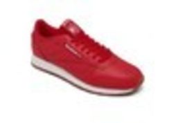 GENUINE REEBOK SIZES 14 15 RED WHITE CLASSIC LEATHER TRAINER SNEAKER GY3... - $62.98