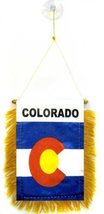 Moon Knives Wholesale lot 12 State of Colorado Mini Flag 4&#39;&#39;x6&#39;&#39; Window Banner w - £23.51 GBP