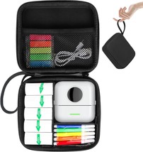 Huijukeji Mini Sticker Printer Case,High-Capacity Hard Protective, Label... - £32.08 GBP