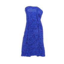 1999 Barbie Fashion Avenue Skipper Sparkly Metallic Blue Mini Dress 25753 y2k - £6.28 GBP