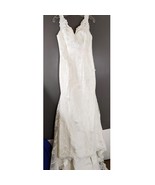 Merry&#39;s Wedding Dress white lace flower Women&#39;s size 10 New mermaid slig... - $130.34 CAD
