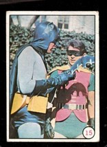 1966 TOPPS BATMAN BAT LAFFS #15 BATMAN AND ROBIN GOOD *XB38177 - £11.71 GBP
