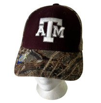 Men&#39;s ATM University Baseball Cap Mossy Oak Camouflage Adjustable Hat GUC - £12.58 GBP