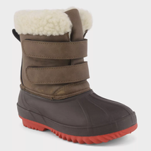 Cat &amp; Jack™ ~ Toddler Boys&#39; Size 5 ~ Brown ~ Barkley Winter Boots - £17.93 GBP