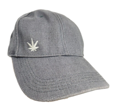 MJ Freeway Baseball Hat Cap Canvas Marijuana Pot  Leaf Adjustable Gray - £28.66 GBP