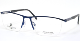 LOOK &amp; FEEL Bi 7041-8 Bleu Lunettes Métal Cadre 57-16-140mm Allemagne - £60.13 GBP