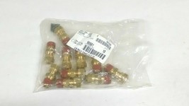 A/B MALE CONNECTOR- PACK OF 10 =  1/4&quot; X 1/4&quot;, #90681 - $18.00