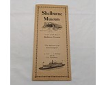 1960 Shelburne Museum Travel Brochure - £14.23 GBP