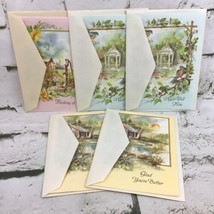 Vintage Coronation Collection Greeting Cards Lot Of 5 Get Well Thinking Of You  - £11.67 GBP