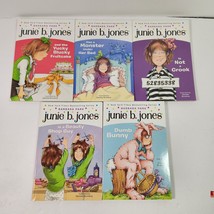 Lot of 5 Junie B Jones Children Books Ages 6-9 Book 5 8 9 11 and 27 - £7.74 GBP