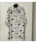 Vintage Puritan Button Down Short Sleeve Fish Camp Shirt Mens XL All Ove... - $24.66 CAD
