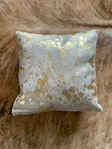 Gold Acid Washed Pillow Cover Size: 16&quot; x 16&quot; Beige/Gold Pillow Cover - Square - £66.46 GBP