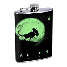 Alien Em1 Flask 8oz Stainless Steel Hip Drinking Whiskey - £11.63 GBP