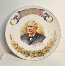 Fred Krug Brewing Co. Plate 1859-1909 Antique - $101.71 CAD