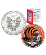 CINCINNATI BENGALS 1 Oz American Silver Eagle $1 US Coin Colorized NFL L... - $89.95