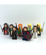 8pcs Lord of the Rings Elves Elrond Arwen Aragorn Boromir Minifigures Toys - $18.99