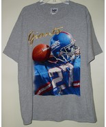 Giants Football Embroidered T Shirt Vintage 1997 NFL Nutmeg Mills Size X... - $1,894.79 MXN