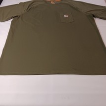 Carhartt Force Men's 4XL T-Shirt Adult Green Pocket Tee Relaxed Fit 100410 316 image 9