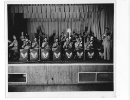 Vintage Original 8x10 Photo Air Force 672nd Jazz Band Performing - £11.84 GBP