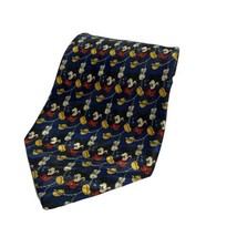 Disney Official Mickey Mouse Blue Rope climbing Men’s Neck Tie - £8.00 GBP