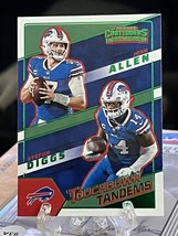 Josh Allen 202 Panini Contenders Touchdown Tandems Emerald #TDT-BUF Stefon Diggs - £2.34 GBP