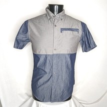 Men&#39;s Shirt Ecko Unltd Button Up Shirt for Men Gray Medium - £7.59 GBP