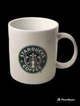  Starbucks 1999 Coffee Cup Mug White Classic Green Mermaid Logo - $9.90