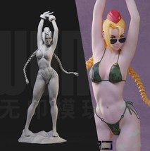 1/18 Resin Model Kit Nudes Beautiful Girl Bikini Fighter no glasses Unpainted - £10.71 GBP