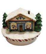 Our America Gift SANTA&#39;S WORKSHOP #8041 By Debbie Mumm Candle Topper Col... - £17.58 GBP