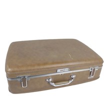 Vintage 70s American Tourister Escort Large 28&quot; Hardshell Brown Suitcase Luggage - £49.40 GBP