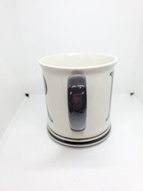 16oz Monogram Initial R White Mug  Double-Sided Black Trim image 3