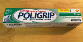 Poligrip Super Free Denture Adhesive Cream - 2.4oz  *NEW* - £6.75 GBP
