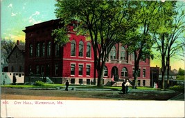 City Hall Building Waterville Maine ME 1900s UNP UDB Postcard - $3.91