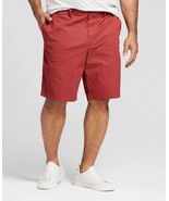 Goodfellow &amp; Co Men&#39;s Every Wear 9&quot; Flat Front Shorts Red 28 Waist - $12.19