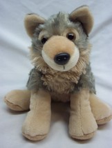 Wild Republic Soft Cute Gray &amp; Tan Wolf 7&quot; Plush Stuffed Animal Toy - £12.82 GBP