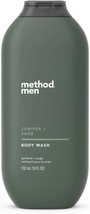 Method Men, Juniper + Sage Body Wash, Paraben and Phthalate Free, 18 fl oz (Pack - £23.17 GBP